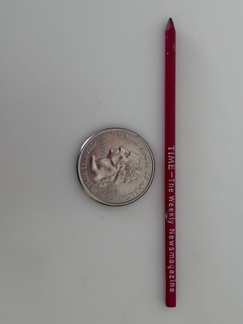 Vintage Very Tiny Time Magazine Mini Pencil